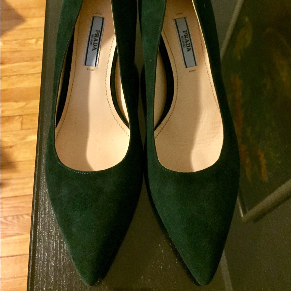Brand New Suede Prada Heels